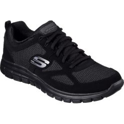 Skechers Burns 52635-BBK. Czarne buty sportowe męskie marki Skechers, z tkaniny. W wyprzedaży za 179,99 zł.