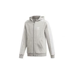 Bluzy dresowe Dziecko adidas Bluza z kapturem i suwakiem na całej długości. Szare bluzy chłopięce marki Adidas, z dresówki, z kapturem. Za 229,00 zł.