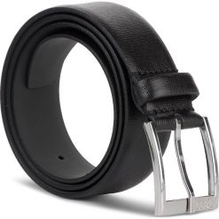 Pasek Męski BOSS - Clo 50386182 001. Czarne paski męskie Boss, w paski, ze skóry. W wyprzedaży za 209,00 zł.