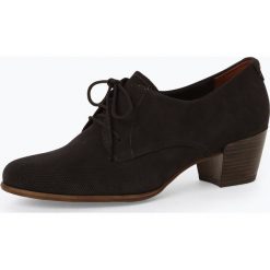 Tamaris - Skórzane botki damskie, niebieski. Botki damskie Tamaris. Za 259,95 zł.