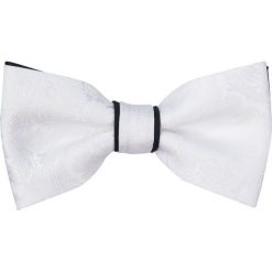 Biała / czarna mucha męska z motywem kwiatowym A208 B3. Czarne muszki męskie Modini Moda Męska, na co dzień, bez wzorów, eleganckie. Za 44,10 zł.