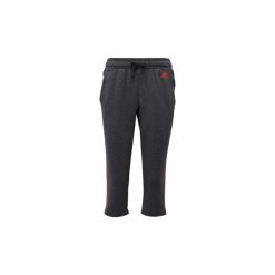 Spodnie treningowe adidas Spodnie Essentials 3-Stripes Three-Quarter Pants. Szare bryczesy damskie marki Adidas, s. Za 169,00 zł.