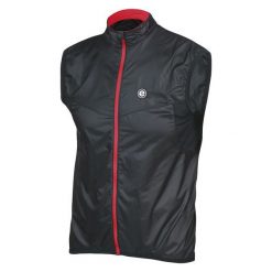 Etape Kamizelka Kolarska Męska Mistral Black/Red Xxl. Czerwone kurtki sportowe męskie marki Etape, s, bez wzorów, bez kaptura, rowerowe. Za 135,00 zł.