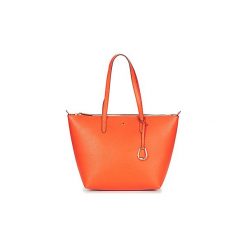 Torby shopper Lauren Ralph Lauren MERRIMACK REVERSIBLE TOTE SMALL. Pomarańczowe torby damskie na zakupy Lauren Ralph Lauren, bez wzorów, bez dodatków. Za 649,00 zł.