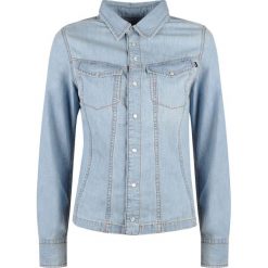 Diesel Koszula "De-Seasony". Czerwone koszulki damskie Diesel, bez wzorów, z denimu, bez rękawów. Za 279,00 zł.