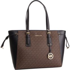Torebka MICHAEL MICHAEL KORS - Voyager 30F8GV6T8B Brown/Blk. Pomarańczowe torebki klasyczne damskie marki MICHAEL Michael Kors, bez wzorów, ze skóry ekologicznej, klasyczne, bez dodatków. Za 1309,00 zł.