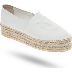ESPADRYLE JULIAN pinko. Białe koturny damskie Pinko, na wysokim obcasie, na koturnie, bez zapięcia. Za 755,10 zł.