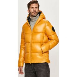 Save The Duck - Kurtka. Żółte płaszcze męskie Save the duck, s, bez wzorów, z poliesteru, krótkie, z kapturem. Za 1099,00 zł.