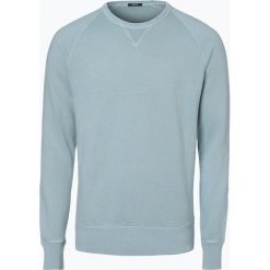 DENHAM - Męska bluza nierozpinana, niebieski. Niebieskie bluzy męskie marki Denham, xl, bez wzorów, bez kołnierzyka, bez rękawów, bez kaptura. Za 349,95 zł.