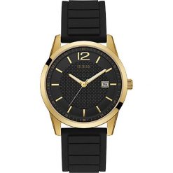 Zegarek GUESS - Perry W0991G2 BLACK/GOLD TONE. Czarne zegarki męskie Guess. W wyprzedaży za 339,00 zł.