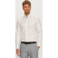 Joop! - Koszula. Białe koszule męskie JOOP!, bez wzorów, z bawełny, eleganckie, z włoskim kołnierzykiem, z długim rękawem. Za 419,90 zł.