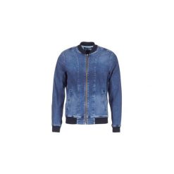 Kurtki jeansowe Pepe jeans BRANDON TEDDY. Niebieskie kurtki męskie Pepe Jeans, s, bez wzorów, z jeansu, bez kaptura. Za 495,20 zł.