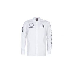 Koszule z długim rękawem U.S Polo Assn. USPA TEAM SHIRT FC. Białe koszule męskie U.S. Polo Assn., s, bez wzorów, polo, z długim rękawem. Za 449,00 zł.