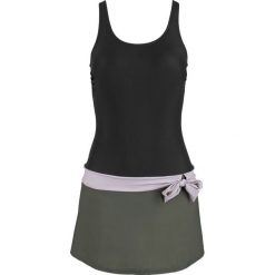 Sukienka kąpielowa shape bonprix czarno-ziemisty. Czarne stroje kąpielowe damskie marki bonprix, bez wzorów. Za 109,99 zł.
