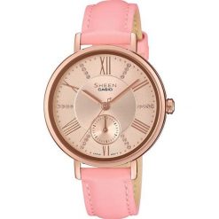 CASIO Sheen SHE-3066PGL-4AUEF. Różowe zegarki damskie CASIO, pozłacane. W wyprzedaży za 437,00 zł.