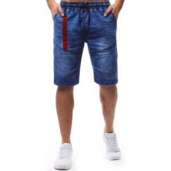 Spodenki i szorty męskie: Spodenki męskie denim look niebieskie (sx0601)