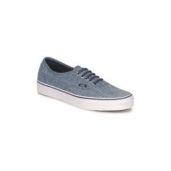 Buty Vans AUTHENTIC. Niebieskie trampki męskie Vans, bez wzorów, bez zapięcia. Za 232,13 zł.