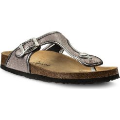 Japonki PEPE JEANS - Oban Sequins PLS90331 Silver 934. Szare klapki damskie Pepe Jeans, z aplikacjami, z jeansu, bez obcasa. W wyprzedaży za 159,00 zł.
