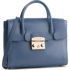 Torebka FURLA - Metropolis 1007261 B BGX6 ARE Color Piombo f. Niebieskie torebki klasyczne damskie Furla, bez wzorów, ze skóry, klasyczne, bez dodatków. Za 1655,00 zł.