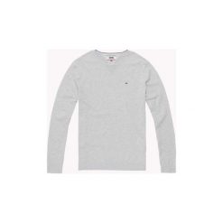 Swetry Tommy Hilfiger DM0DM04401 ORIGINAL CREW. Szare swetry męskie TOMMY HILFIGER, s, bez wzorów, bez kołnierzyka, bez kaptura. Za 260,53 zł.
