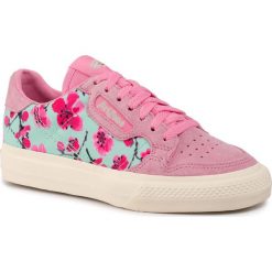 Buty adidas - Continental Vulc W EG7977 Supcol/Supcol/Supcol. Różowe półbuty damskie Adidas, na co dzień, bez wzorów, ze skóry, bez obcasa, bez zapięcia. W wyprzedaży za 229,00 zł.