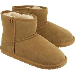EMU AUSTRALIA T10103 Wallaby Mini Teens chestnut, botki damskie. Brązowe botki damskie EMU Australia, z wełny, bez obcasa, bez zapięcia. Za 309,90 zł.