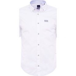 BOSS ATHLEISURE BIADIA REGULAR FIT Koszula white. Białe koszule męskie BOSS Athleisure, s, bez wzorów, z elastanu, bez kołnierzyka, bez rękawów. Za 379,00 zł.