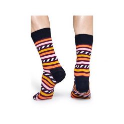Skarpetki Happy Socks SAS01-4000. Szare skarpetki męskie Happy Socks, z bawełny. Za 24,43 zł.