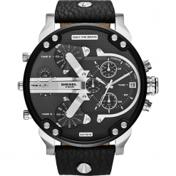 Zegarek DIESEL - Mr Daddy 2.0 DZ7313 Black/Black. Czarne zegarki męskie Diesel. Za 1359,00 zł.
