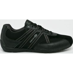 Geox - Buty. Czarne buty sportowe męskie marki Geox, z materiału, na sznurówki. W wyprzedaży za 229,90 zł.