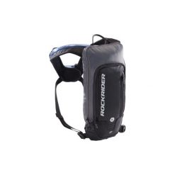 Plecak z bukłakiem na rower MTB ST 500 3 L. Czarne plecaki męskie ROCKRIDER, bez wzorów, z poliesteru. Za 79,99 zł.
