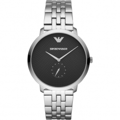 Zegarek EMPORIO ARMANI - Modern Slim AR11161 Silver/Black. Szare zegarki męskie Emporio Armani. W wyprzedaży za 739,00 zł.