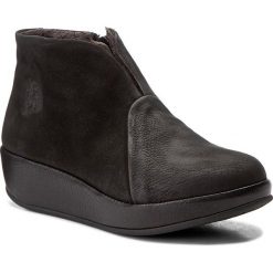 Botki FLY LONDON - Briofly P500784000 Black. Czarne botki damskie na obcasie marki Fly London, z materiału. W wyprzedaży za 309,00 zł.