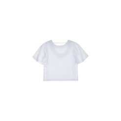 Bluzka tkanina klasyczna gładka. Szare bralety marki TXM. Za 19,99 zł.