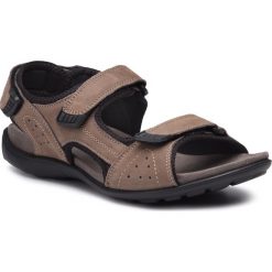Sandały LASOCKI FOR MEN - MI07-A714-A619-07 Brown. Pomarańczowe klapki męskie Lasocki For Men, bez wzorów, ze skóry. Za 129,99 zł.