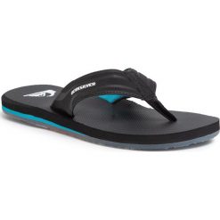 Japonki QUIKSILVER - AQYL100988 Xkkb. Czarne klapki męskie Quiksilver, ze skóry ekologicznej, bez zapięcia. Za 149,00 zł.