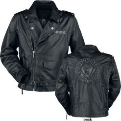 Ramones EMP Signature Collection Kurtka skórzana czarny. Czarne kurtki męskie skórzane marki Reserved, l. Za 1059,90 zł.