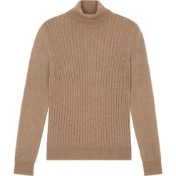 Golfy damskie: Sweter w kolorze beżowym