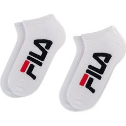 Zestaw 2 par niskich skarpet unisex FILA - Calza Invisible F9199 White 300. Białe skarpetki damskie Fila, z elastanu. Za 29,99 zł.