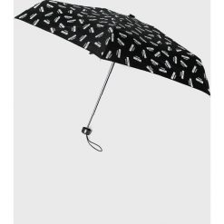 Moschino - Parasol. Czarne parasole MOSCHINO, bez wzorów. W wyprzedaży za 239,90 zł.