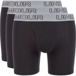 Under Armour Charged Cotton® Stretch 6” 3-pack Bokserki Czarny. Czarne bokserki męskie Under Armour, bez wzorów, z elastanu. Za 188,95 zł.