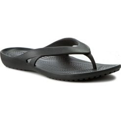 Japonki CROCS - Kadee II Flip W 202492 Black. Czarne klapki damskie Crocs, bez wzorów, z tworzywa sztucznego, bez obcasa. Za 89,00 zł.