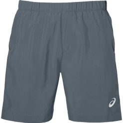 Asics Short 154408-020. Szare spodenki i szorty męskie Asics, s, bez wzorów, z poliesteru. W wyprzedaży za 109,99 zł.