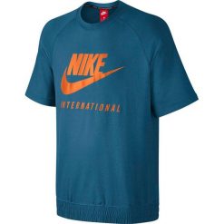 Nike Koszulka męska M NK INTL CRW SS niebieska r. XL (834306 457). Niebieskie koszulki sportowe męskie Nike, m. Za 244,37 zł.