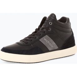 Tommy Hilfiger - Męskie tenisówki ze skóry, niebieski. Niebieskie bez kategorii marki TOMMY HILFIGER, ze skóry. Za 299,95 zł.