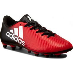 Buty adidas - X 16.4 FxG BB1036 Red/Ftwwht/Cblack. Czerwone buty skate męskie Adidas, ze skóry ekologicznej, do piłki nożnej. W wyprzedaży za 169,00 zł.