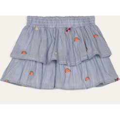 Name it - Spódnica dziecięca 98-122 cm. Niebieskie spódniczki dziewczęce Name it, z aplikacjami, z bawełny, mini, rozkloszowane. Za 99,90 zł.