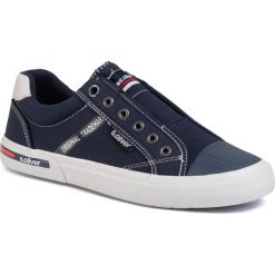 Trampki S.OLIVER - 5-14603-24 Navy 805. Niebieskie półbuty damskie S.Oliver, na co dzień, bez wzorów, z gumy, bez obcasa, bez zapięcia. Za 159,00 zł.