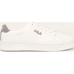Fila - Buty Upstage F low. Białe buty sportowe damskie Fila, bez wzorów, ze skóry, sportowe. W wyprzedaży za 199,90 zł.