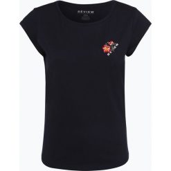 Review - T-shirt damski, niebieski. Niebieskie t-shirty damskie Review, xs, z haftami. Za 29,95 zł.